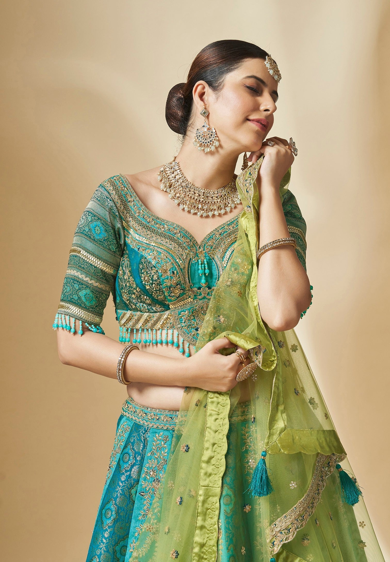 Wedding Lengha Choli image 1