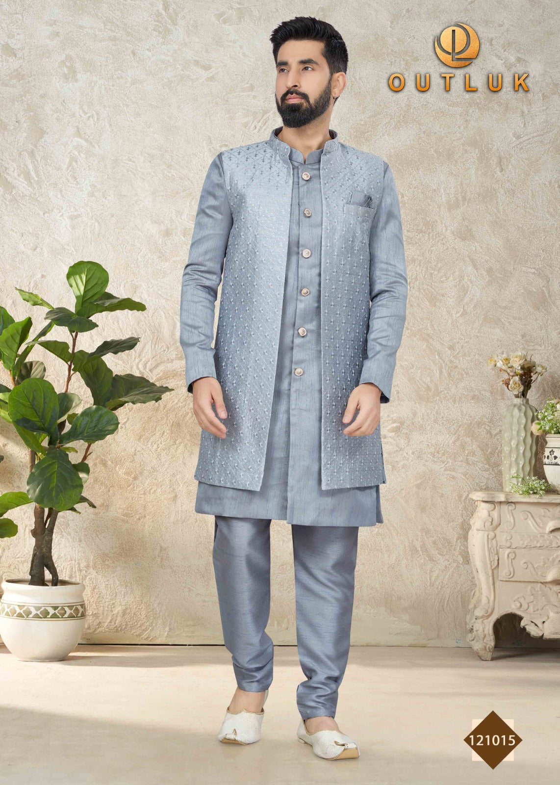 Sherwani with Kurta Pajama image 0