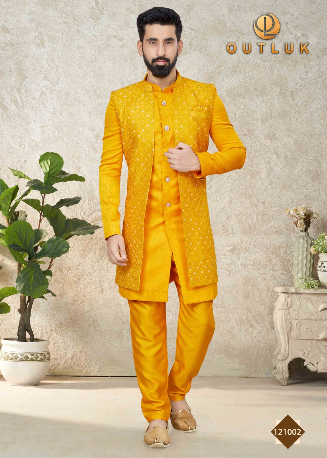 Sherwani with Kurta Pajama image 0