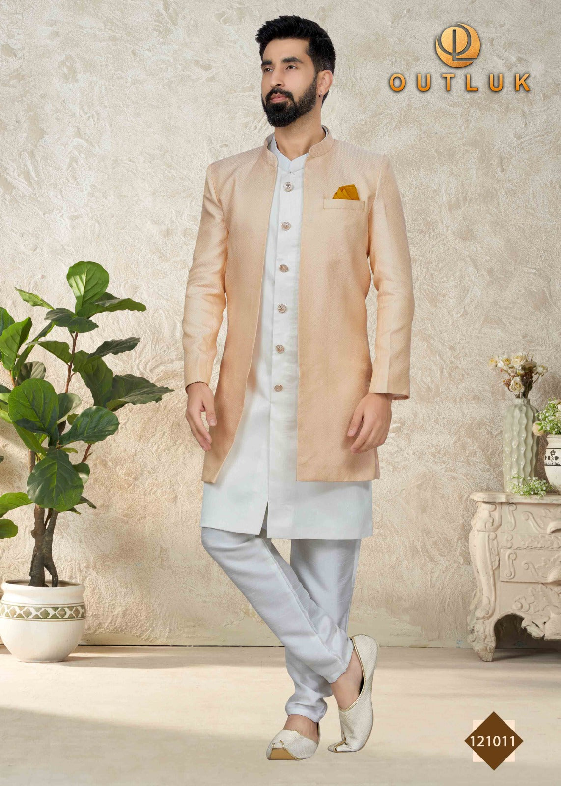 Sherwani with Kurta Pajama image 0