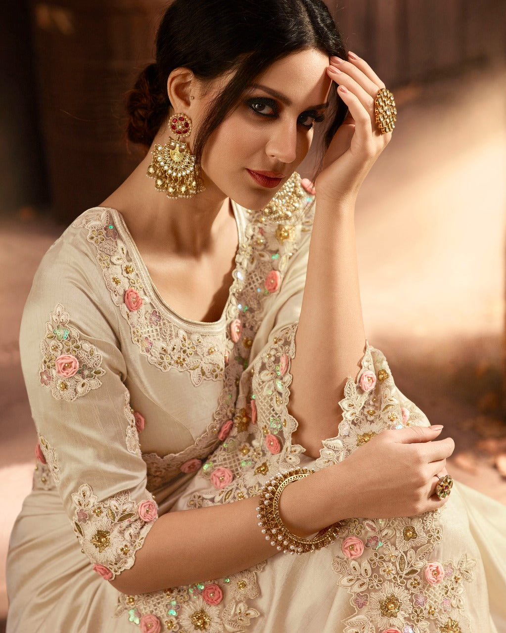 PREMIUM SAREE COLLECTION BY AMZI  image 1