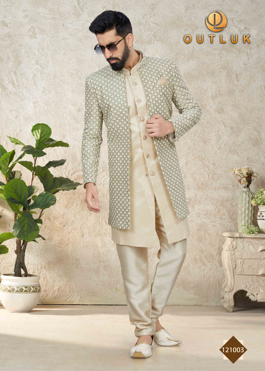 Sherwani with Kurta Pajama image 0