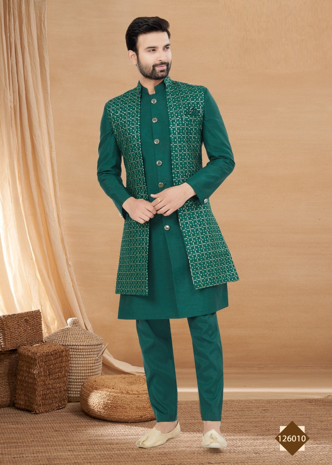 Men's Sherwani with Kurta Pajama image 0
