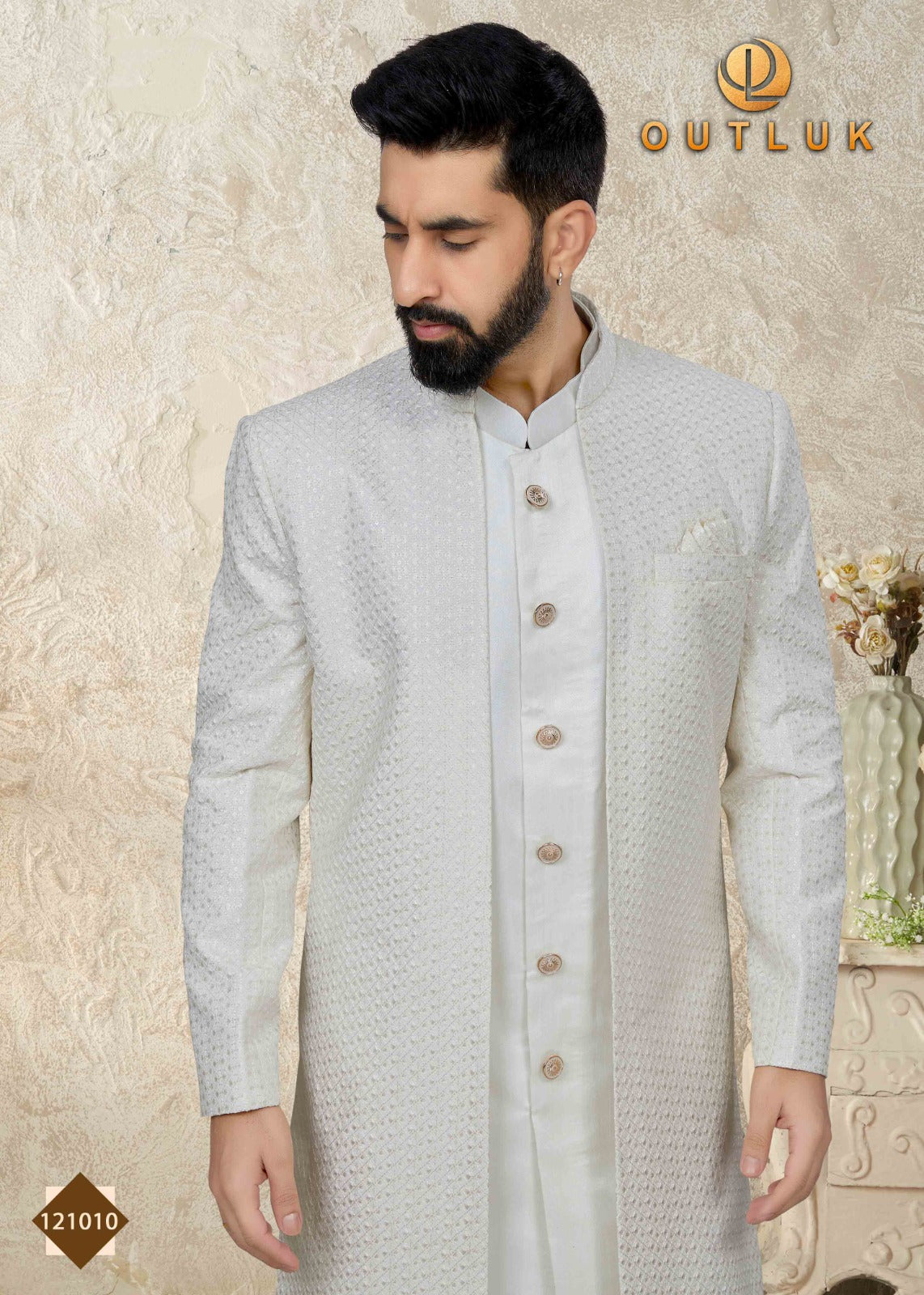 Sherwani with Kurta Pajama image 0
