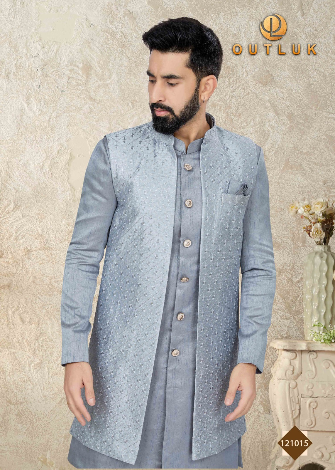 Sherwani with Kurta Pajama image 0